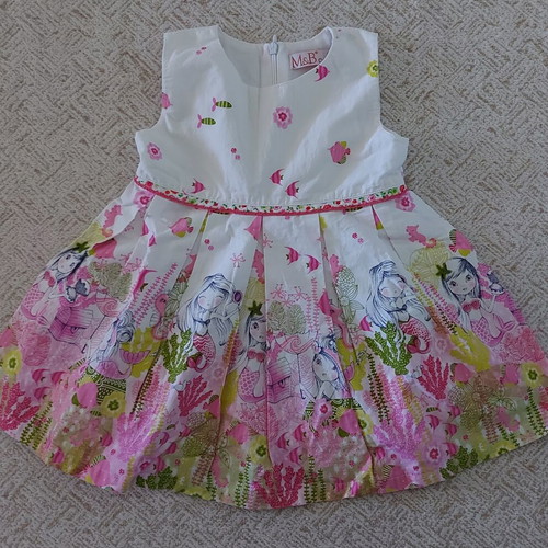 Dress for 12 months like new with matching diaper cover