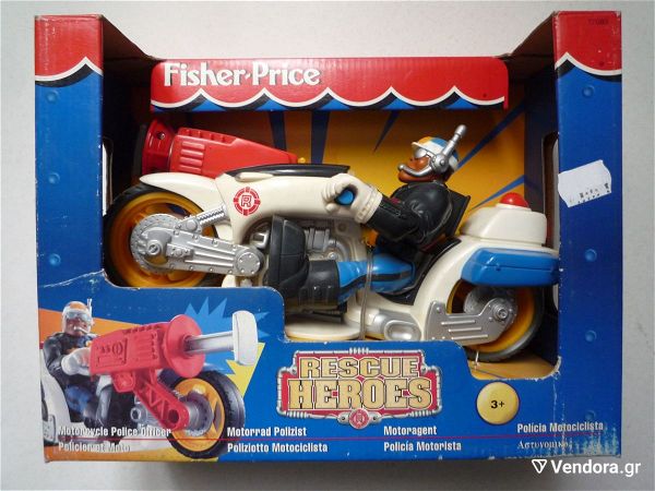  FISHER PRICE RESCUE HEROS MOTORCYCLE