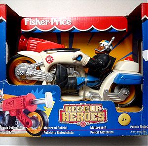 FISHER PRICE RESCUE HEROS MOTORCYCLE