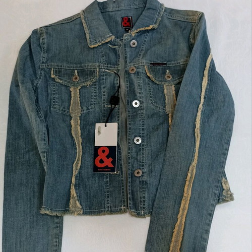 Vintage Dolce & Gabbana women's denim jacket new, medium, blue