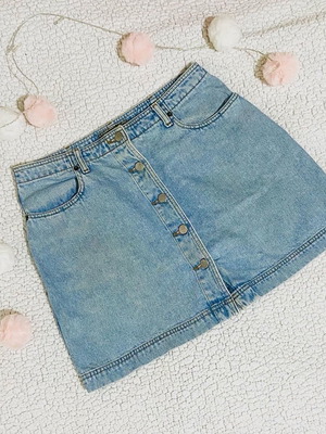 Old Navy vintage τζιν φούστα μεταχειρισμένη, βαμβακερή, μέγεθος M