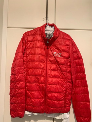 Emporio Armani EA7 jacket like new, men's size Large, red