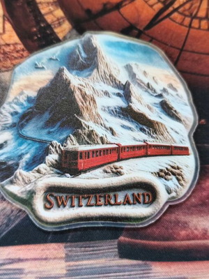 Flat Switzerland magnet new in packaging