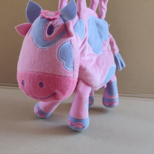 Cow-shaped children's bag Next like new, pink and purple