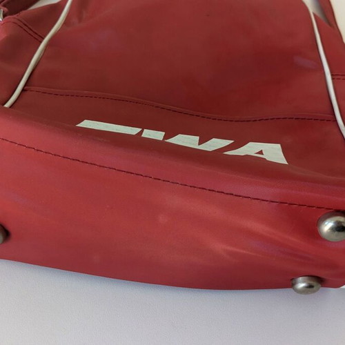 Vintage TWA Trans World Airlines Shoulder Bag like new, red