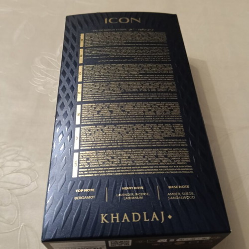 Khadlaj Icon Eau de Parfum 100ml like new, unisex oriental woody scent