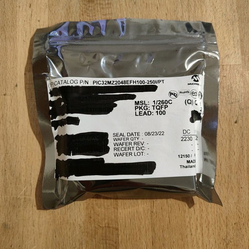 PIC32MZ2048EFH100-250I/PT new, pack of 2 pieces