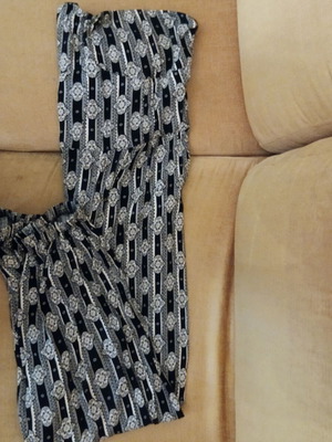 Xhilaration summer jumpsuit new, medium, black-white