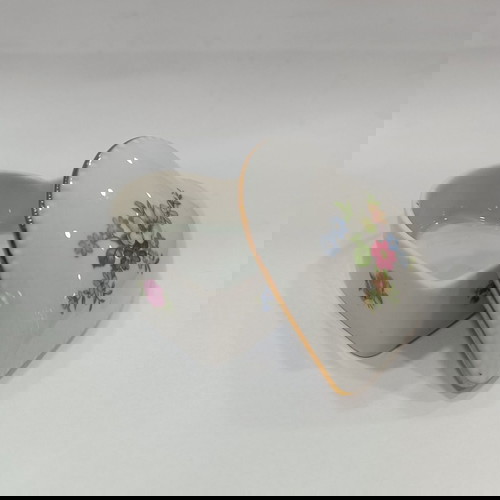 Vintage floral κουτάκι καρδιάς Lippelsdorf μεταχειρισμένο