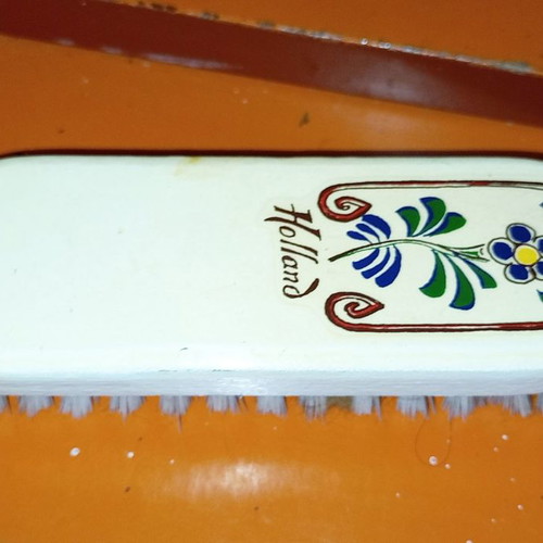 Souvenir decorative brush from Holland used