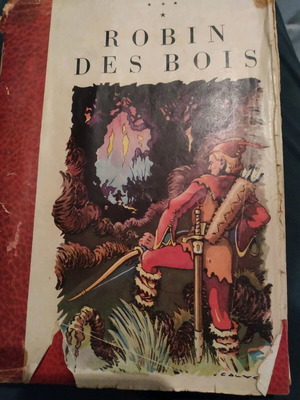 Robin des Bois hardcover illustrated book like new, 1948, in French
