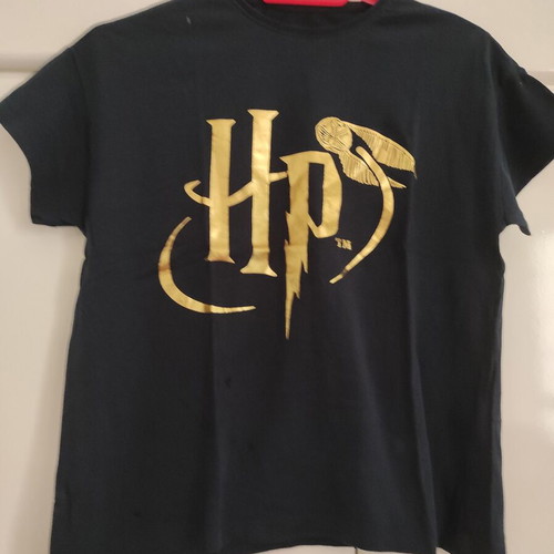 Harry Potter Unisex T-shirt black size 12-14 like new