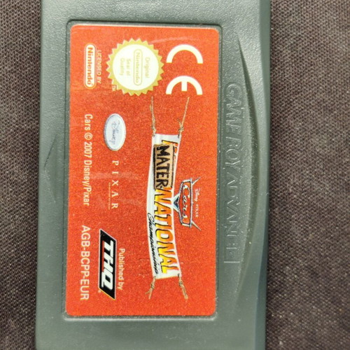 Cars Mater-National Championship Game Boy Advance game used