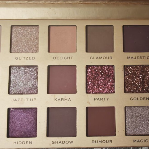 Revolution Pro Eyeshadow Palette used, neutral 18 shades