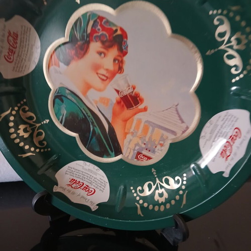 Coca-Cola metal collectible tray from the 90s