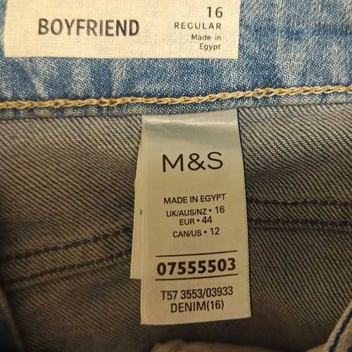 Marks & Spencer women's blue jean shorts size 16 like new
