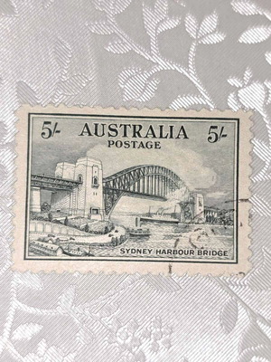 Australia Opening of Sydney Harbour Bridge 14.3.1933 Stamp used