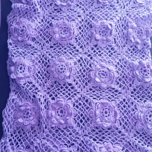 Summer blouse handmade crochet pink like new