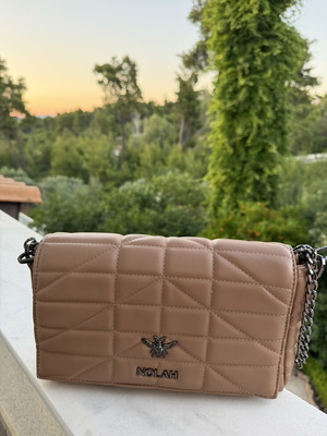 Nolah crossbody bag new, brown with anthracite details