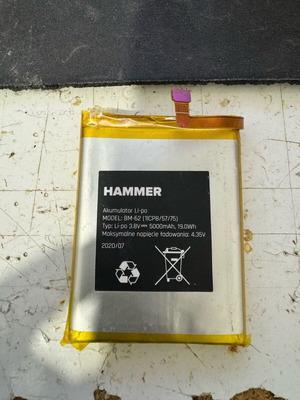 Hammer BM-62 battery used