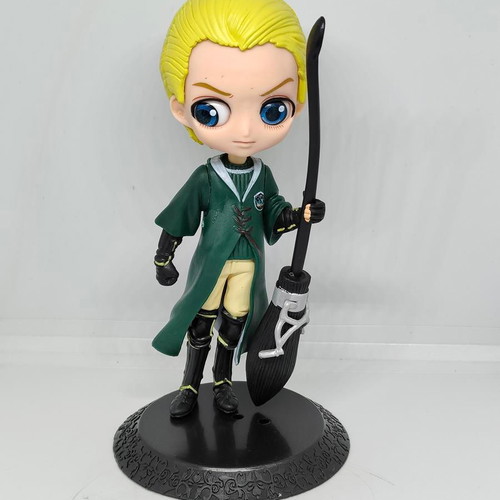 Draco Malfoy Q Posket figure Harry Potter Slytherin Quidditch 15cm like new