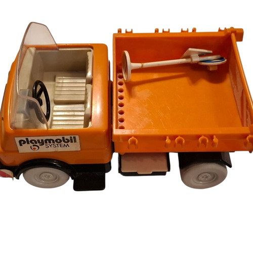 Vintage Lyra Playmobil 3203 Truck with Tipper and Worker used