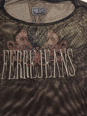 Ferre Jeans vintage evening blouse size M like new