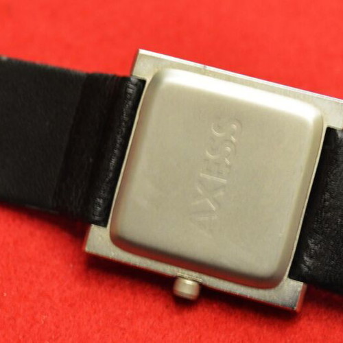 Axess women's watch with leather strap, like new, quartz