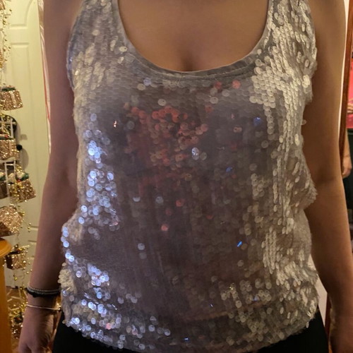 Zara gray top like new, size S