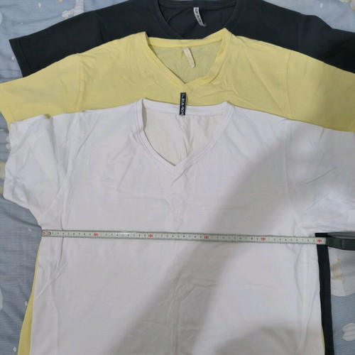 Pop Air short-sleeve t-shirts size large used, set of 3
