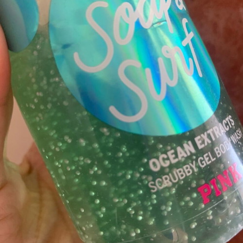 Victoria Secret Pink scrubby body wash used