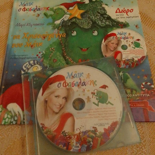 Mike o Fasolakis Christmas book and CD like new