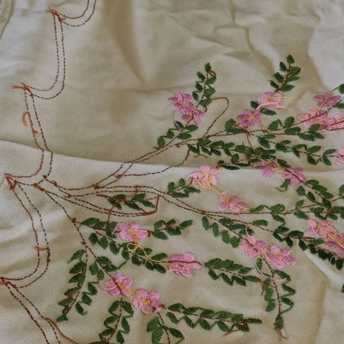 Handmade tablecloth 170 cm diameter like new