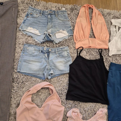 Zara blouses like new, 14 pieces, 10 unworn, sizes xs-s