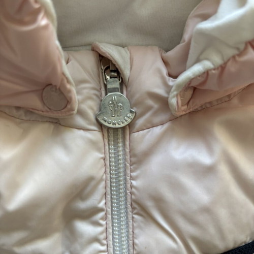 Moncler kids jacket like new, size 2-3 years, white and pink