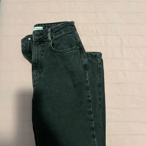 Zara mum jeans like new, size XS, black and grey