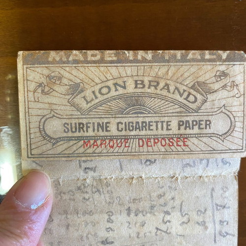 Collectible vintage cigarette paper cases used, lot of 3 from Italy 1943