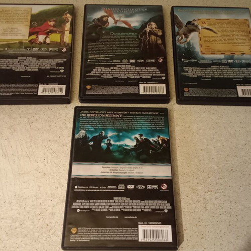 Harry Potter 4 DVD set used, no subtitles, English and German