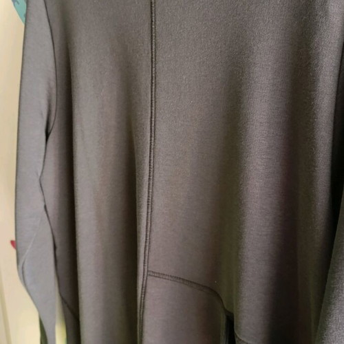 Grey cotton dress like new, size L - XL