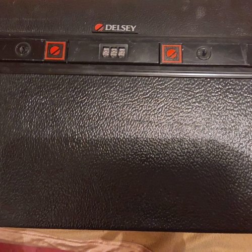 Delsey authentic cosmetic case used in black color