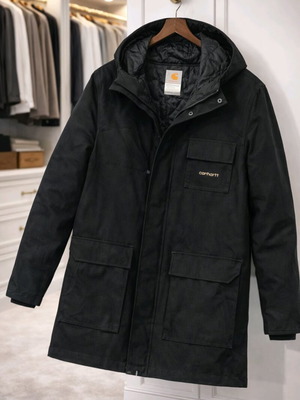 Carhartt Wip Syberia Jacket Unisex μέγεθος S σαν καινούργιο, μαύρο