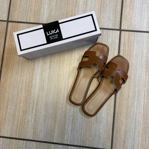 Luigi sandals, brown, size 39