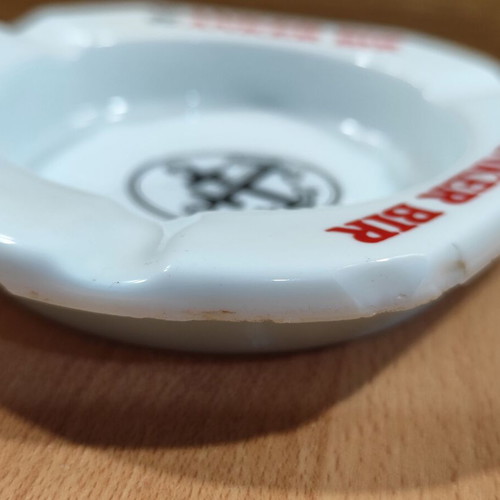 Anker beer vintage promotional ashtray used