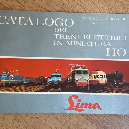 LIMA electric trains catalog 35 pages like new