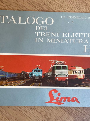 LIMA electric trains catalog 35 pages like new