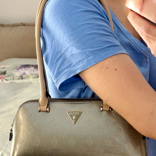 Guess Shoulder Bag New, Gray Beige