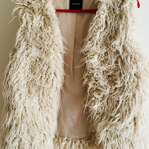 Vero Moda fur vest Small like new