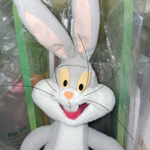 Λούτρινο κουκλάκι Bugs Bunny Looney Tunes μεταχειρισμένο με βεντούζες