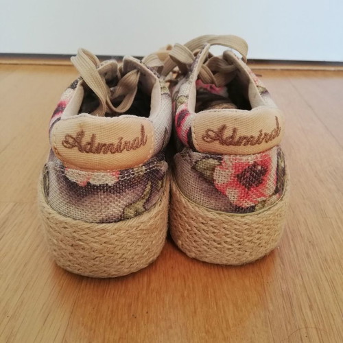 Admiral women's canvas shoes used, size 36, multicolor