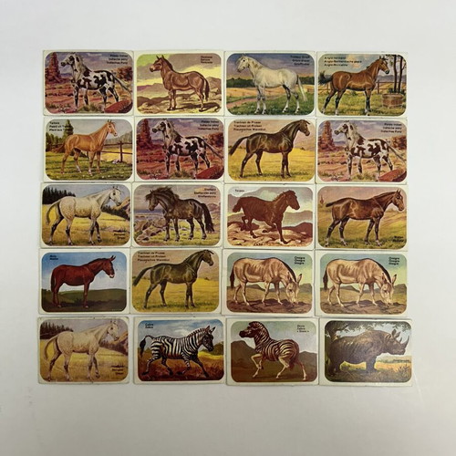 Thematic Vintage Stickers used, pack of 65